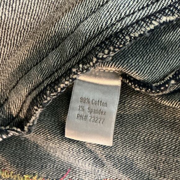 Upcycled Blue Denim Betty Boop Jean Jacket Sz M - Picture 5 of 13